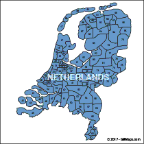 netherlandspostcode map