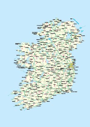 Editable UK Postcode Areas Map