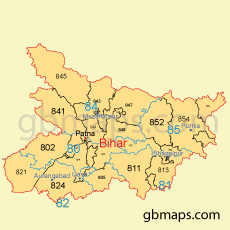 Bihar PDF Map Download