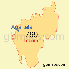 Tripura PDF Map Download