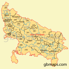 Uttar Pradesh PDF Map Download