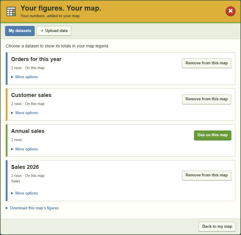 Additional Data: add your own figures — actual GBMaps dialog with example figures