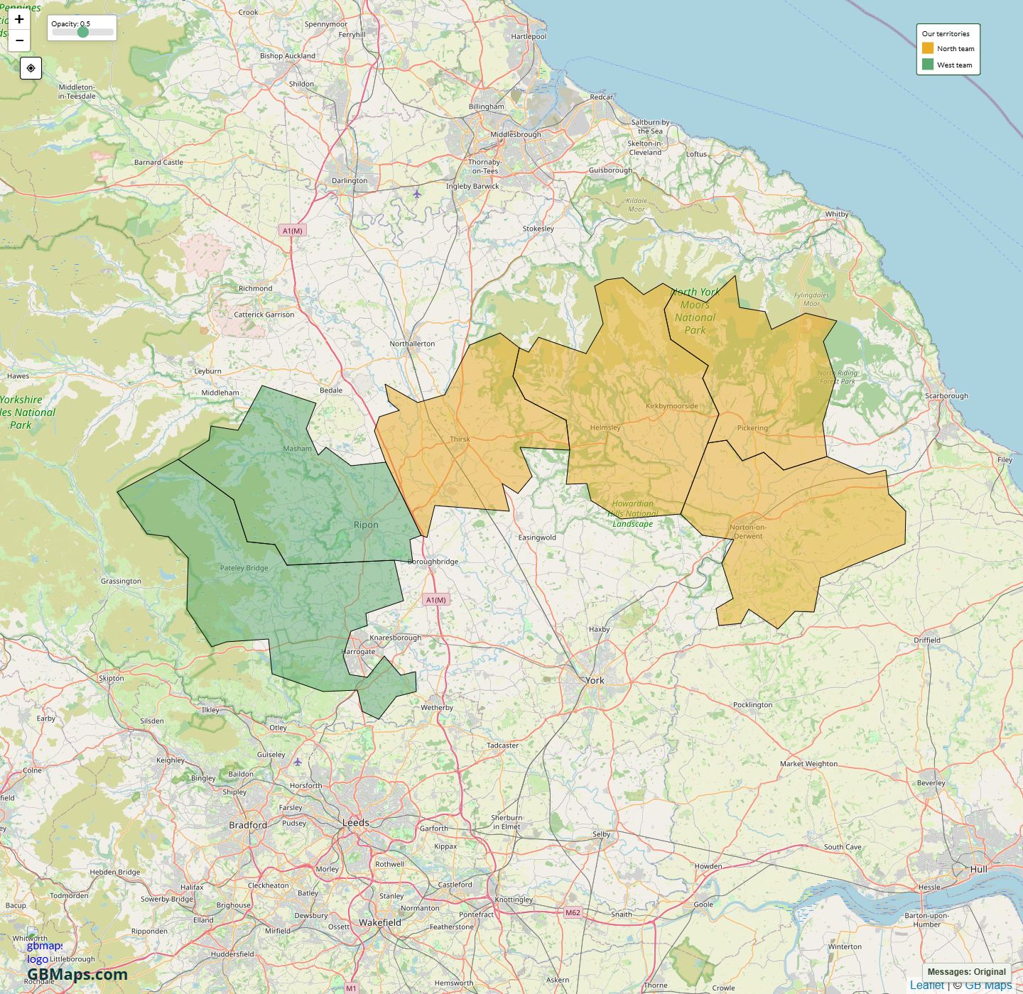 On Google: explore the geographic preview — current GBMaps controls
