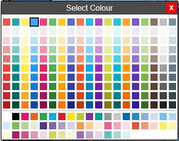 Choose a colour — current GBMaps controls