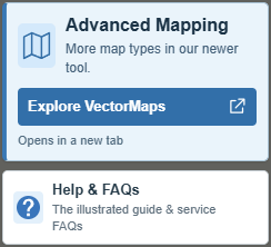 Help, FAQs & the newer mapping tool — current GBMaps controls