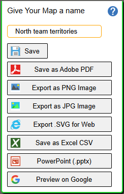 Save, open & keep a separate copy — current GBMaps controls